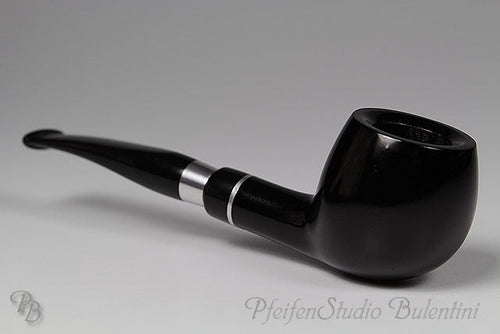 Briar Pipe ALDO VELANI - SPIGOT smooth black 04