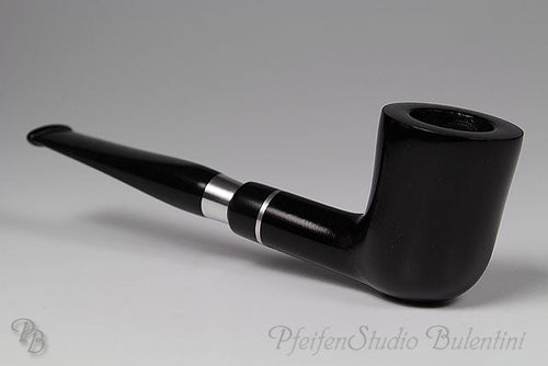 Briar Pipe ALDO VELANI - SPIGOT smooth black 06