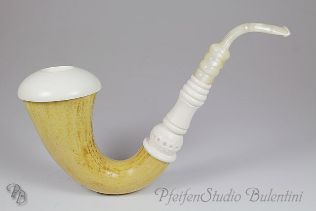 Original CALABASH Pipe Block Meerschaum AES 15