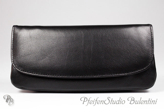 Pipe pouch P02 - for 1 pipe GENUINE LEATHER, smooth