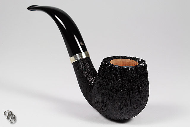 Briar Pipe LANATRA - NERO brushed 01